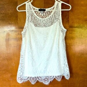 Lace dressy tank
